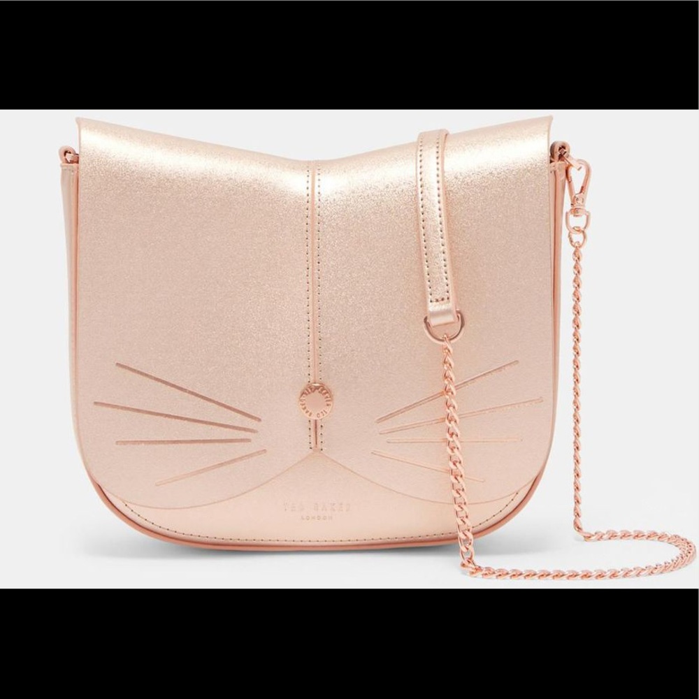 🐱💖TED BAKER Cat Purse - Rose Gold💖🐱